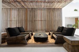 Posezení v ubytování KA BRU Beach Boutique Hotel