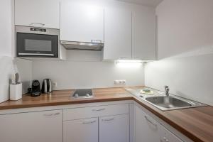 Köök või kööginurk majutusasutuses rechenau LIVING & RELAX