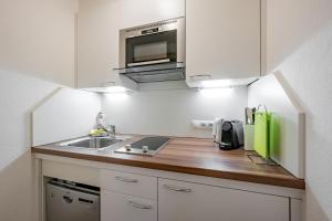 Köök või kööginurk majutusasutuses rechenau LIVING & RELAX