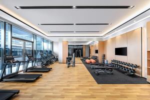 The fitness centre and/or fitness facilities at Fairfield by Marriott Beijing Daxing Airport