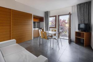 TV a/nebo společenská místnost v ubytování Precise House Montaperti Siena
