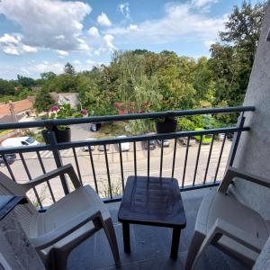 Balkón nebo terasa v ubytování Apartman Tara