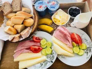 אפשרויות ארוחת הבוקר המוצעות לאורחים ב-Voňavé spaní - Ubytování Kyjov