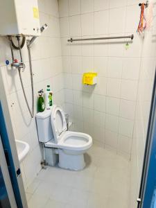Koupelna v ubytování 嘉應賓館HAKKAS GUEST House