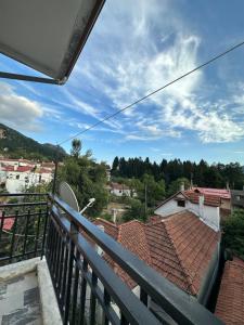 a view from the balcony of a house at Lagos Apartment in Elati