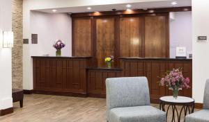 a waiting room with two chairs and a waiting area at Homewood Suites by Hilton Agoura Hills in Agoura Hills