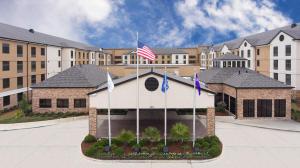 une image de l'avant d'un hôtel dans l'établissement Homewood Suites by Hilton Shreveport Bossier City, LA, à Bossier City