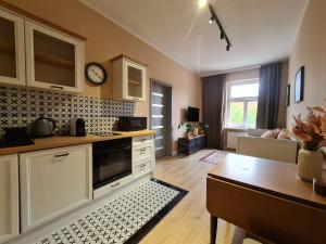 Kuchyňa alebo kuchynka v ubytovaní Perfect Stay - "Apartament Zamkowy" - parking place