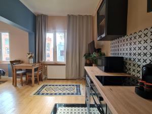 Kuchyňa alebo kuchynka v ubytovaní Perfect Stay - "Apartament Zamkowy" - parking place