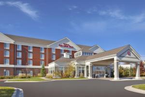 a rendering of the front of a hotel at Hilton Garden Inn Detroit/Novi in Novi