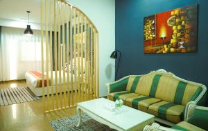 Χώρος καθιστικού στο Safeer International Hotel By Brothers International