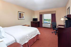 TV a/nebo společenská místnost v ubytování Hampton Inn & Suites Austin South Buda
