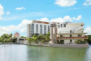 a rendering of the windsor hotel from the water at The Gates Hotel South Beach - a Doubletree by Hilton in Miami Beach