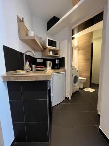 Køkken eller tekøkken på Old Town Napoleon Crib