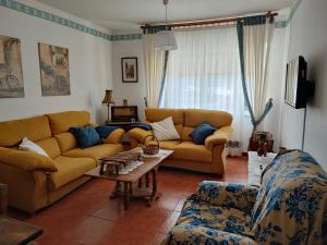 Χώρος καθιστικού στο Casa Luz Mar