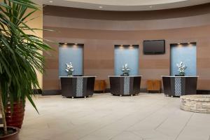 Embassy Suites by Hilton Birmingham Hoover的电视和/或娱乐中心
