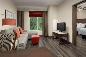 Embassy Suites by Hilton Birmingham Hoover的电视和/或娱乐中心