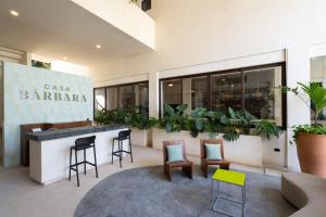 Posezení v ubytování Hotel Casa Barbara Holbox