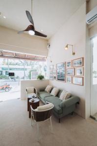 Posezení v ubytování Hotel Casa Barbara Holbox