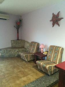 Posezení v ubytování Hostal L'Escaleta