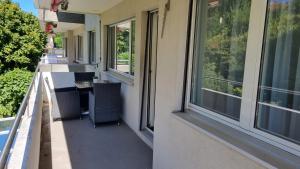 Balkón nebo terasa v ubytování Apartment Heidi