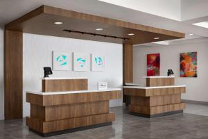 Vstupní hala nebo recepce v ubytování Hilton Garden Inn Providence Airport/Warwick