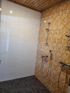 Koupelna v ubytování Villa Tumppu