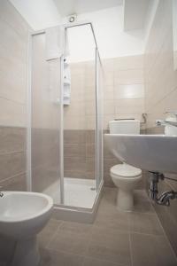 Koupelna v ubytování Hotel Paradiso