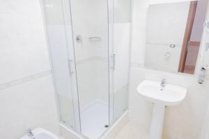 Koupelna v ubytování Hotel Alex Square