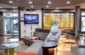 TV a/nebo společenská místnost v ubytování SpringHill Suites by Marriott Baton Rouge Gonzales