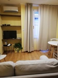 Posezení v ubytování Candelieri Suites