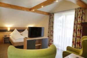 TV a/nebo společenská místnost v ubytování Hotel Das Bayerwald