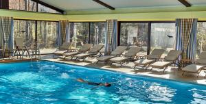 Bazén v ubytování Hotel Das Bayerwald nebo v jeho okolí