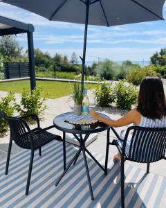 Balkón alebo terasa v ubytovaní Lake Spirit Boutique Apartments