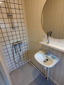 Koupelna v ubytování Koselig hus i det gamle fiskeværet Abelvær