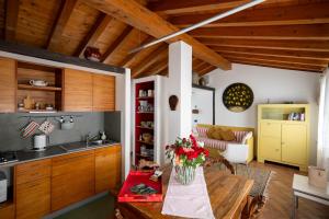 Kuchyň nebo kuchyňský kout v ubytování Agriturismo Terre Bianche