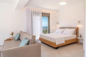 Кровать или кровати в номере ONAR LUXURY APARTMENTS
