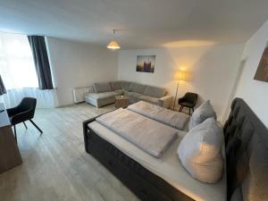 Posezení v ubytování Semlow Appartements