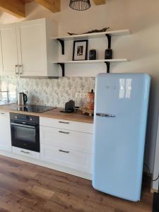 Dapur atau dapur kecil di Kellerstöckl Das Csaterberg