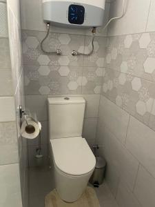 Koupelna v ubytování Tulipán Apartman
