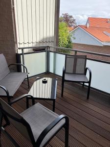 A balcony or terrace at Altstadtmoment