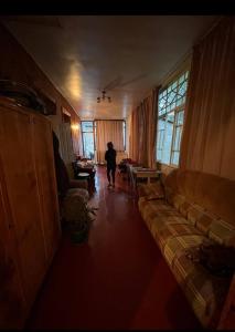 Area soggiorno di Shorena's Homestay