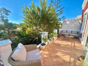 Posezení v ubytování Corfu Villa Kanoni