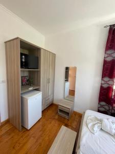 Postel nebo postele na pokoji v ubytování Little himara 1