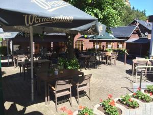 Restaurace v ubytování Hotel am Berg Oybin garni