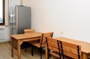 Köök või kööginurk majutusasutuses Kenut Hostel