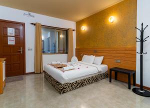 Postel nebo postele na pokoji v ubytování Nala Veli Beach & Spa