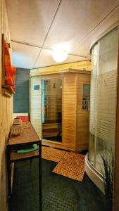 Ett badrum på Maison à la porte des Ardennes