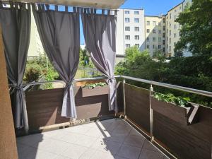 Balkón alebo terasa v ubytovaní Apartament Rodzinny - całodobowe zakwaterowanie, bezpłatny parking