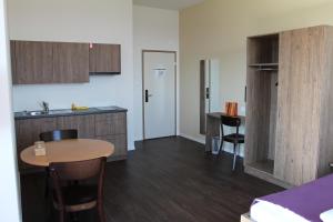Dapur atau dapur kecil di B&B Hotel Peter und Paul